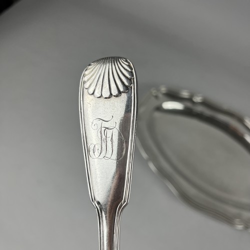 Silver stew fork, Louis XV period by SAMSON in Toulouse. - 
