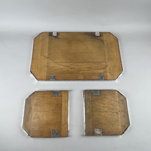 Art Déco - Boulenger - Surtout de table en argent massif, d'époque Art déco
