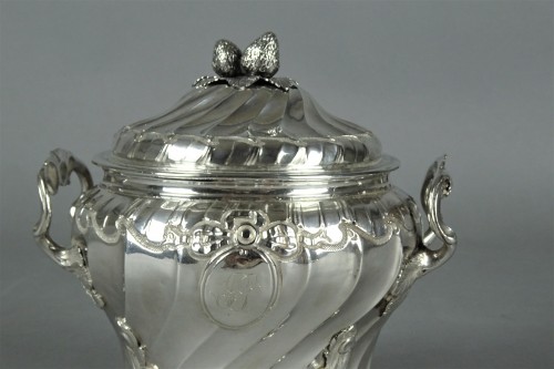 18th century silver sugar bowl - 