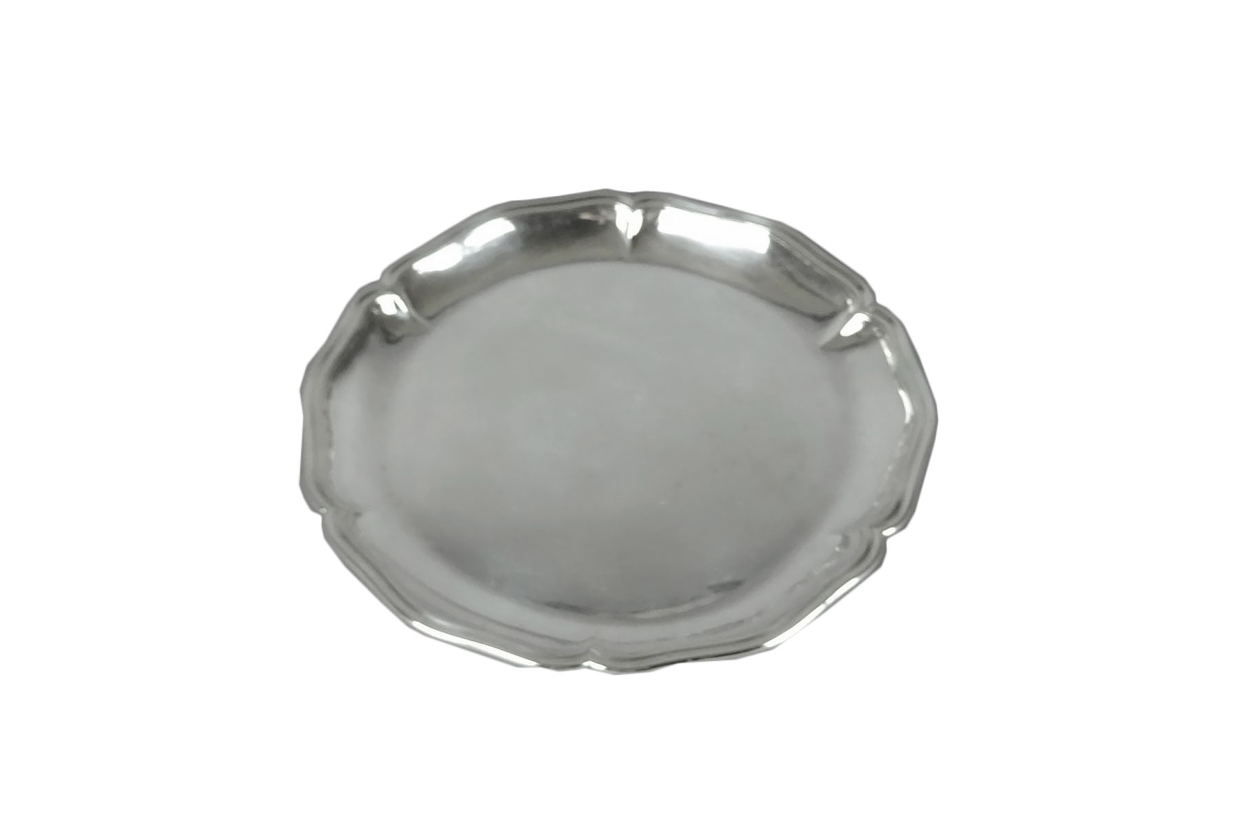 Louis XV silver platter - Ref.105620