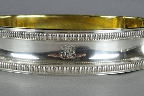 Solid silver planter - Tétard in Paris - Antique Silver Style Art Déco