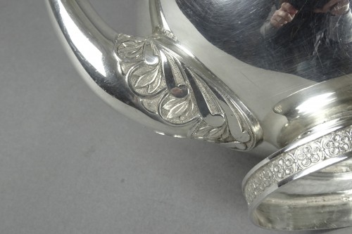 19th century - Solid silver teapot early 19th century - J.G Dutalis in Brussels