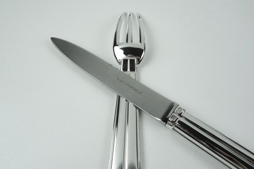 Jean Puiforcat - Ménagère "Chantaco" en métal argenté - Art Déco