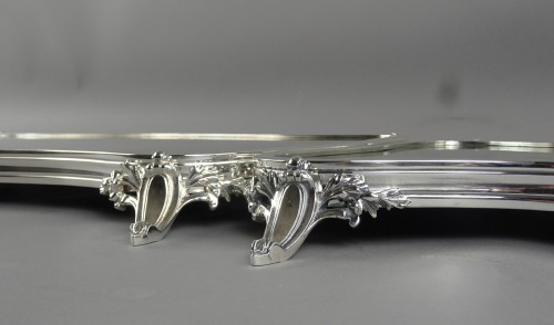 Argenterie et Arts de la table  - Surtout de table en métal argenté vers 1880 - 1920