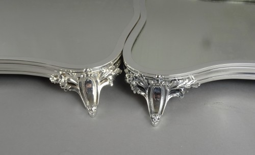 Surtout de table en métal argenté vers 1880 - 1920 - Galerie Lassus