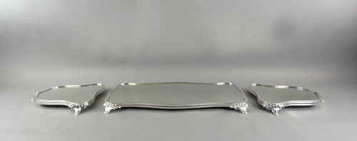 Surtout de table en métal argenté vers 1880 - 1920 - Art nouveau