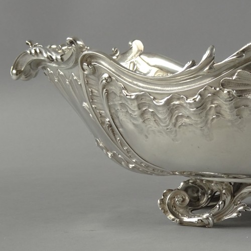 Antiquités - Harleux - Paris Jardinière en argent massif