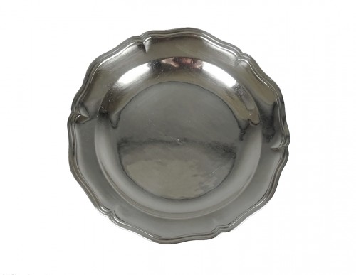 Plat creux en argent, par DACHERY à Saint Quentin entre 1742 et 1745