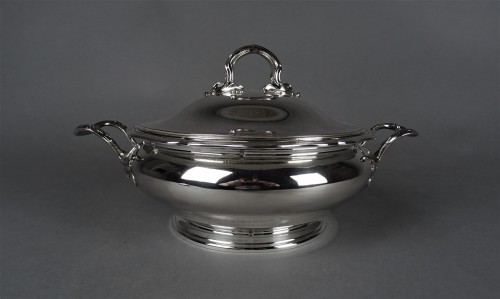 Légumier en argent massif - Copin - Lefèvre à Paris - Argenterie et Orfèvrerie Style Art nouveau