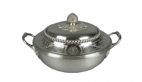 A french Louis XVI Solid silver vegetable dish