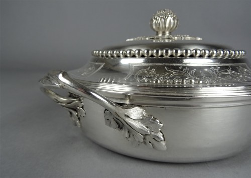 Antique Silver  - A french Louis XVI Solid silver vegetable dish