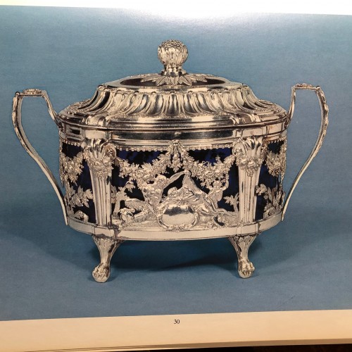 Antiquités - Silver sugar bowl by Marc-Etienne JANETY in Paris in 1786