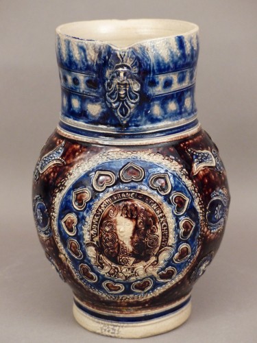 Westerwald stoneware jug dated 1679 &quot;Treaty of Nijmegen&quot; - 