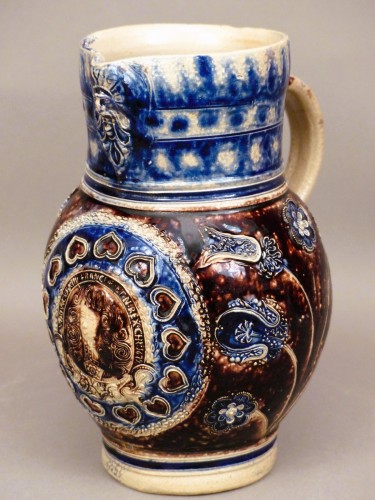 Antiquités - Westerwald stoneware jug dated 1679 &quot;Treaty of Nijmegen&quot;