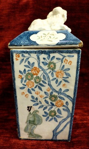 18th century Turin earthenware tea box - 