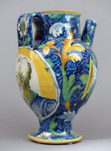 Antiquités - 16th century majolica chevrette