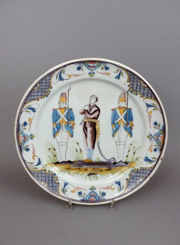 18th century - A rare 18th century Desvres platter
