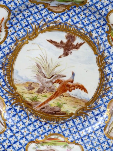  - 18th century Chantilly Soft-paste Plate