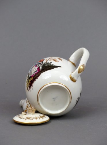 Théière en porcelaine d'Ansback du XVIIIe siècle - 