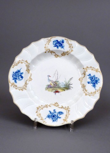 Louis XV - Plat en porcelaine de La Haie du XVIIIe siècle