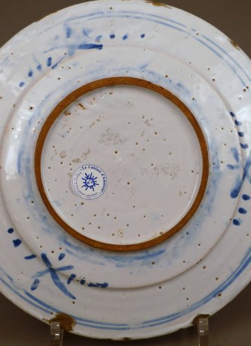 17th century faience platter of Nevers - 