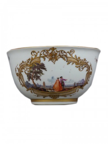 Coupe en porcelaine de Meïssen circa 1740