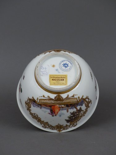 Antiquités - Coupe en porcelaine de Meïssen circa 1740