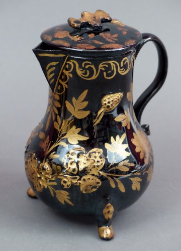 Cafetière en faïence de Namur du XVIIIe - Céramiques, Porcelaines Style 