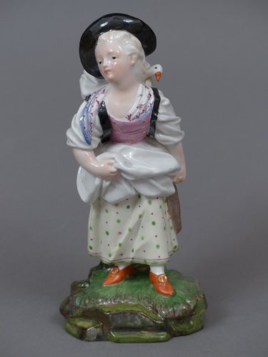 Statuette en porcelaine de Hochst de J.P. Melchior - Céramiques, Porcelaines Style 