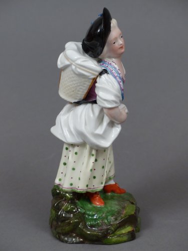 XVIIIe siècle - Statuette en porcelaine de Hochst de J.P. Melchior