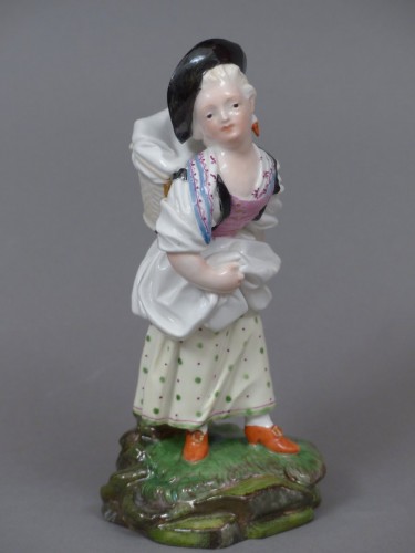 Antiquités - Statuette en porcelaine de Hochst de J.P. Melchior