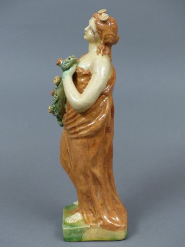  - Statuette de Flore en faïence d'Apte, fin XVIIIe siècle