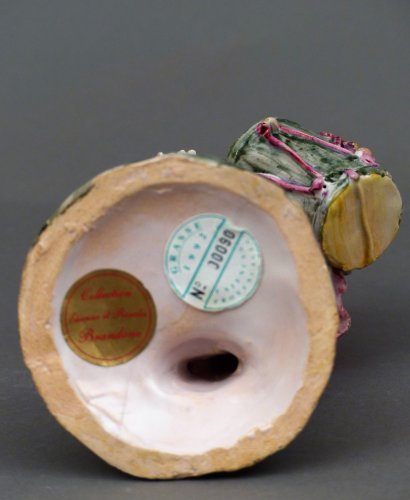Antiquités - Figurine en faïence de Marseille XVIIIe siècle