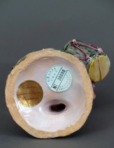 Antiquités - Figurine en faïence de Marseille XVIIIe siècle