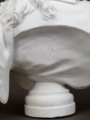 Buste de Mirabeau, Manufacture du Fbg. Saint-Denis XVIIIe siècle - Le Cabinet d'Amateur