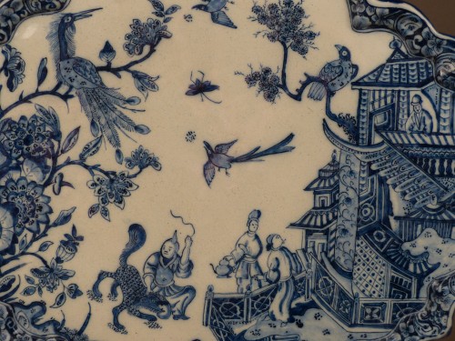 Plaque de Delft, fabrique du pot de Métal, début 18e siècle - 