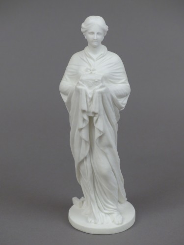 XVIIIe siècle - Biscuit en porcelaine de Sèvres représentant Pandore, signé Bachelier 18e siècle