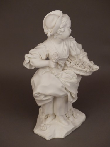 Louis XV - Statuette en porcelaine tendre de Vincennes vers 1753 - 1754