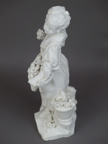Antiquités - Statuette en porcelaine tendre de Vincennes vers 1753 - 1754
