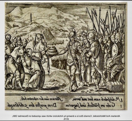 Antiquités - Grand plat à « Istoriati » en faïence de Nevers (1640 - 1660)