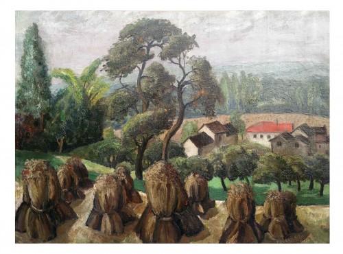 Paysage de Bourgogne par TOLEDO PIZA (1887-1945)