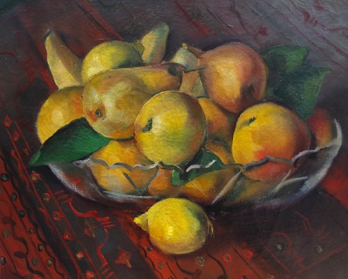 The fruit basket - Maurice Brianchon (1899-1979) - Paintings & Drawings Style Art Déco