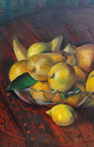 Tableaux et dessins Tableaux du XXe siècle - La corbeille de fruits - Maurice Brianchon (1899-1979)