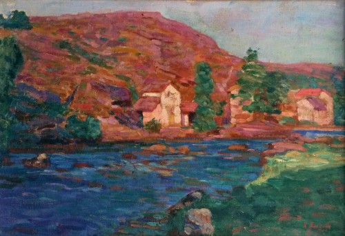 Creuse river - Léon R. Bardelle (1865-1960)