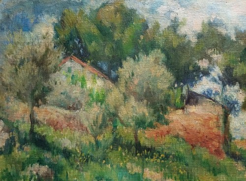 On the road of  Jérusalem - Miron Sima (1902-1999) - Paintings & Drawings Style Art Déco