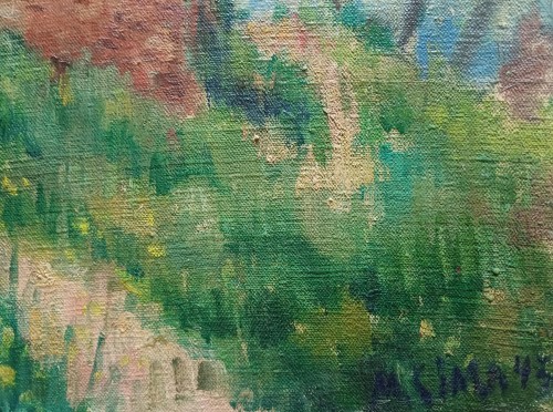 20th century - On the road of  Jérusalem - Miron Sima (1902-1999)