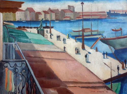 The port of Toulon - Jean Berque (1896-1954)