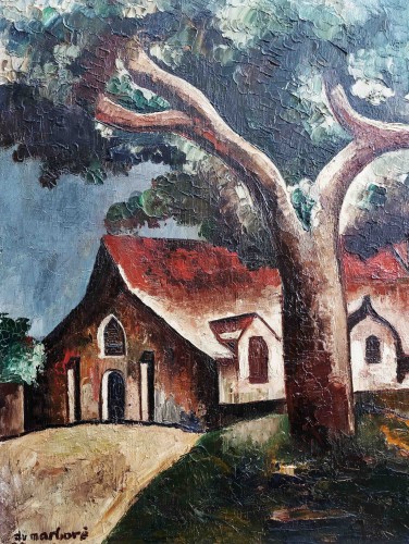 Paintings & Drawings  - Church - Jean Du Marboré (1896-1933)