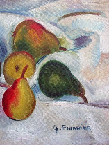 Paintings & Drawings  - Seven Pears - Gabriel Fournier (1893-1963)