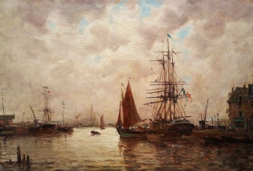 Marine A - Auguste Berthon (1858-1917)